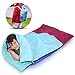 Abco Tech Kids or Children’s Junior Sleeping Bags – Polyester Ultralight Sleeping Bag for Camping & Hiking – Withstands Extreme Temp. of 32-60°F – Includes Backpack for Storage & Carrying