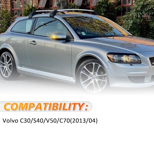Clignotants dynamiques LED finition teintée pour rétroviseurs Volvo