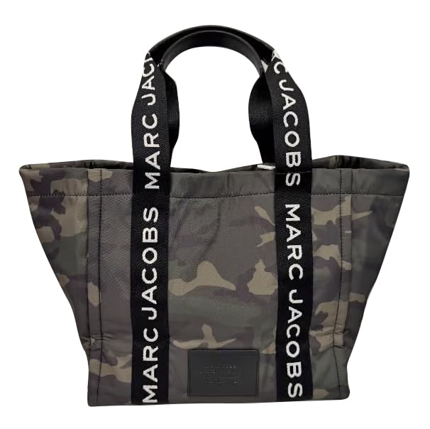 Amazon | マークジェイコブス ラージ ナイロン トートバッグ (迷彩