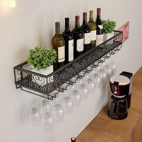 Casier à vin mural pour cuisine pour optimiser l'espace de bar