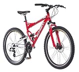 Schwinn Protocol 1.0 Men and Women Mountain Bike, 26-Inch Wheels,...