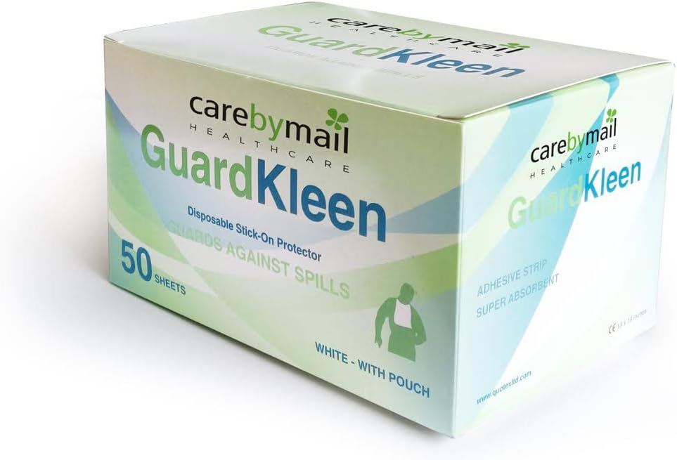 – carebymail Healthcare Disposable Bibs for Adults and Children with Pocket