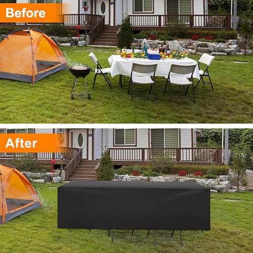 Housse de table jardin imperméable 35x35x35 robustes avec cordon