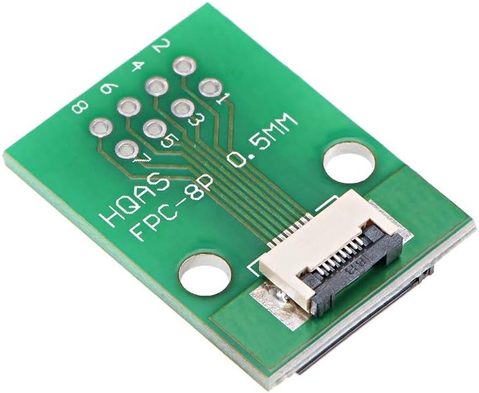 uxcell FFC FPC 8 Pin 0.5mm 1mm Pitch to DIP 2.0mm PCB Converter Board Couple Extend Adapter