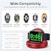 2026 Upgraded for Apple Watch Charger Magnetic Fast Charging Dock,Portable Wireless Charging Stand Compatible with iWatch Series Ultra/SE/11/10/9/8/7/6/5/4/3/2 Support Nightstand Mode-Red
