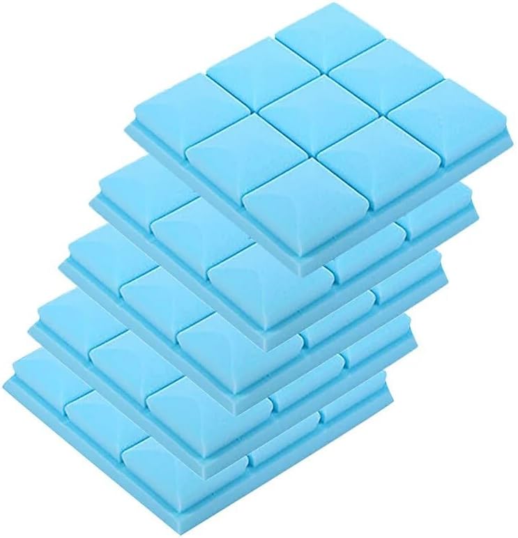 Miniatura 2 de Paneles de espuma Espuma Acústica Para Estudio, Esponja Protectora Insonorizada, Tiras De Sellado De Panel De Tratamiento De Absorción, 9.8x9.8x2.0