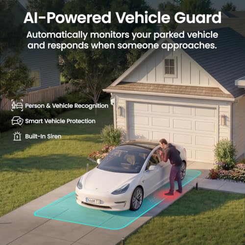 Image of aosu SolarCam D1 Max 2-Cam Kit, 4K Solar Security Cameras Outdoor Wireless, 360 Pan & Tilt Coverage, Auto Tracking, Color Night Vision, No Subscription Required, Local Storage up to 1TB