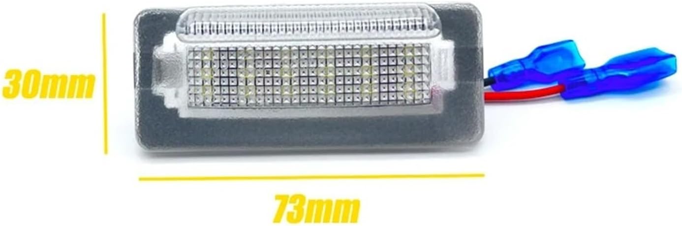 L-ed Number Plate Lamp Fit For Benz Sprinter W901 W902 W903 W904 W905 1995 1996 1997 1998-2006 White License Plate Light Assembly