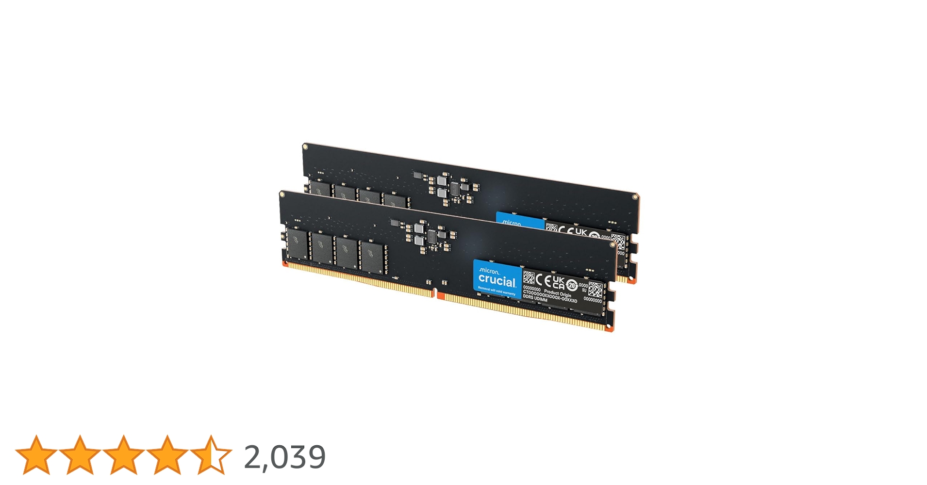 Amazon | クルーシャル (マイクロン製) デスクトップ用メモリ 16GBX2枚
