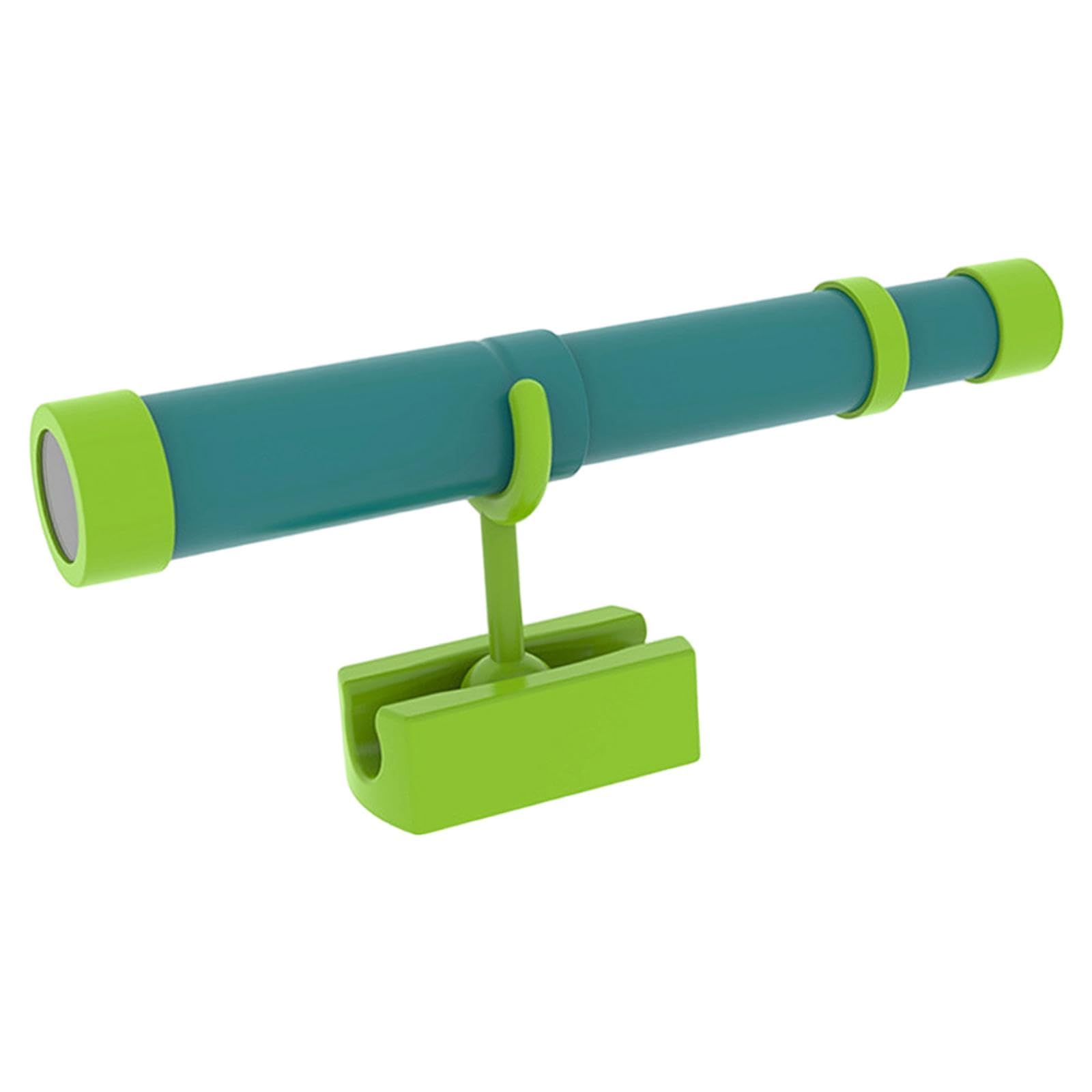 Milageto Télescope de pirate pour enfants, de pirate facile à installer, accessoire de jeu rétractable pour cabane de jardin, cadeau idéal pour les, Vert