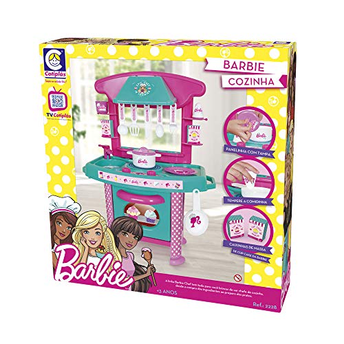 Barbie Cheff Cozinha Cotiplás Rosa