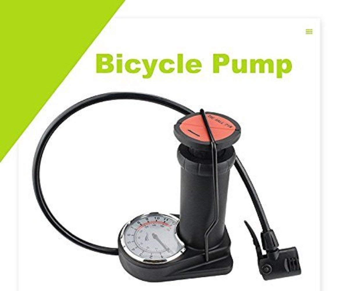 Krupalu Cycle Pump Small Mini Travelling Pump with Meter - 1 Pc (Black Color)