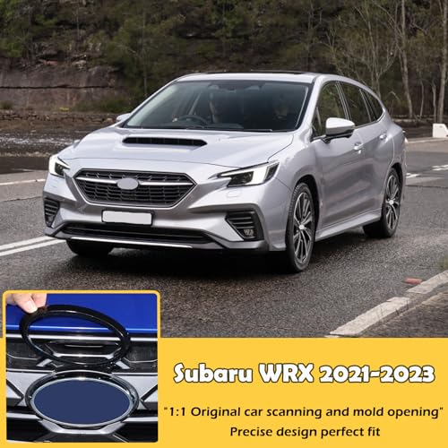 Car Tailgate Emblem Cover Trim Compatible with Subaru WRX 2021-2023, Car Front and Rear Logo Circles Cover, Circle Ring Center Decor Logo Accessories (Glossy Black) by CHEAYAR - Image 6