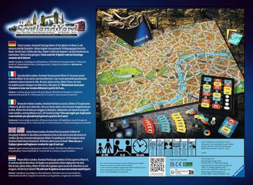 Scotland Yard: Die spannende Jagd nach Mister X quer durch London