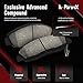 A-Patrix 8Pcs Semi-Metallic Brake Pads and Drum Brake Shoes Front Rear Brakes Kit fits Ford LTD Crown Victoria 5.0L 1987-1989, fits Ford LTD Crown Victoria 5.8L 1987-1989, fits Ford LTD 2.3L 1983-1986