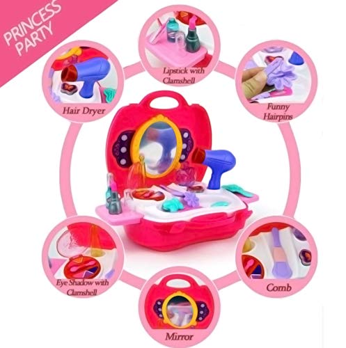 Image of Magicwand Pretend Play Carry Along 21 Pcs Beauty Salon for Girls