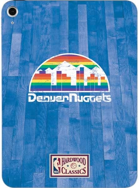 Skinit Decal Tablet Skin Compatible with iPad 11th Gen (2025) - Officially Licensed NBA Denver Nuggets Hardwood Classics Design
