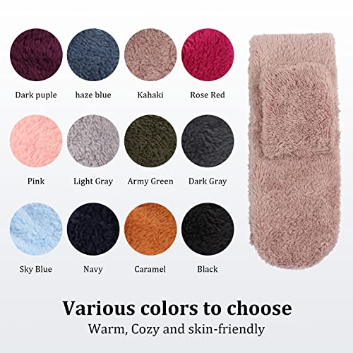 Image of JANGANNSA Fleece Kids Scarf - Warm Winter & Autumn Neck Warmer for Boys & Girls 1-6Y