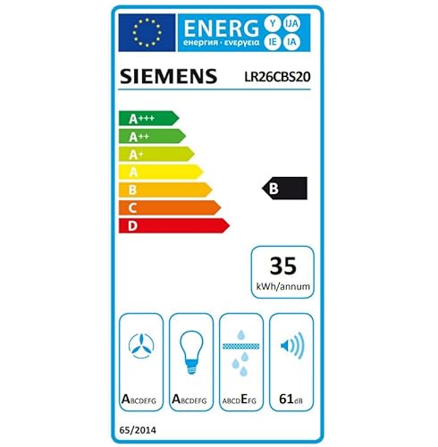 Hotte De Plafond Siemens LR26CBS20 – Débit 734 m³/h, 61 dB, Home Connect - vue 7