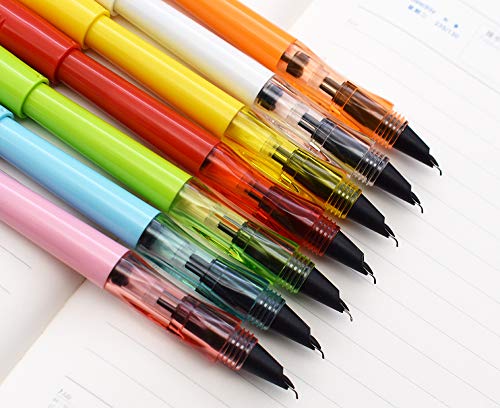 12 Pcs Jinhao Mako Fountain Pen Fude Bent Nib(Fine To Broad) Diversity Color Shark Disposable Pen Case Set With Refillable Converters #TOP5