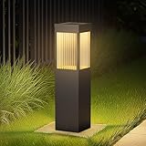 【Lampes solaires d'extérieur pour allées】 : Résistantes aux intempéries et certifiées IP65 : Ces lampes sur pied sont dotées d'un abat-jour étanche et d'un corps en aluminium. Leur design élégant et moderne, associé à la combinaison de plusieurs sources lumineuses, offre un éclairage optimal. Grâce à leur indice de protection IP65, elles sont parfaitement adaptées à une utilisation extérieure. Leur revêtement résistant à l'eau, à la neige et à la rouille leur assure une longue durée de vie, même
