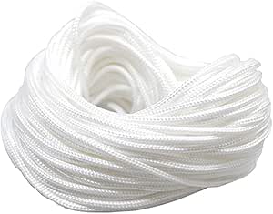 Corda Per Tende Veneziane 3mm X 20m - Polipropilene Resistente UV - Per Interni/Esterni, Nautica E Fai Da Te
