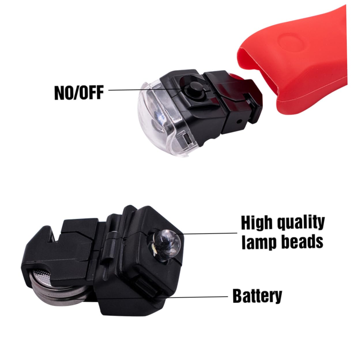 Angoily Neck Light for Hiking Camping Running Hands Camping Lamp Bright Wide Angle Beam Random Color