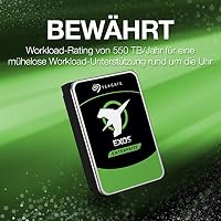 Seagate Exos 7E2 Enterprise Class 1TB interne Festplatte, 3.5 Zoll, silber, Modellnr.: ST1000NMZ008 – Ansicht 3
