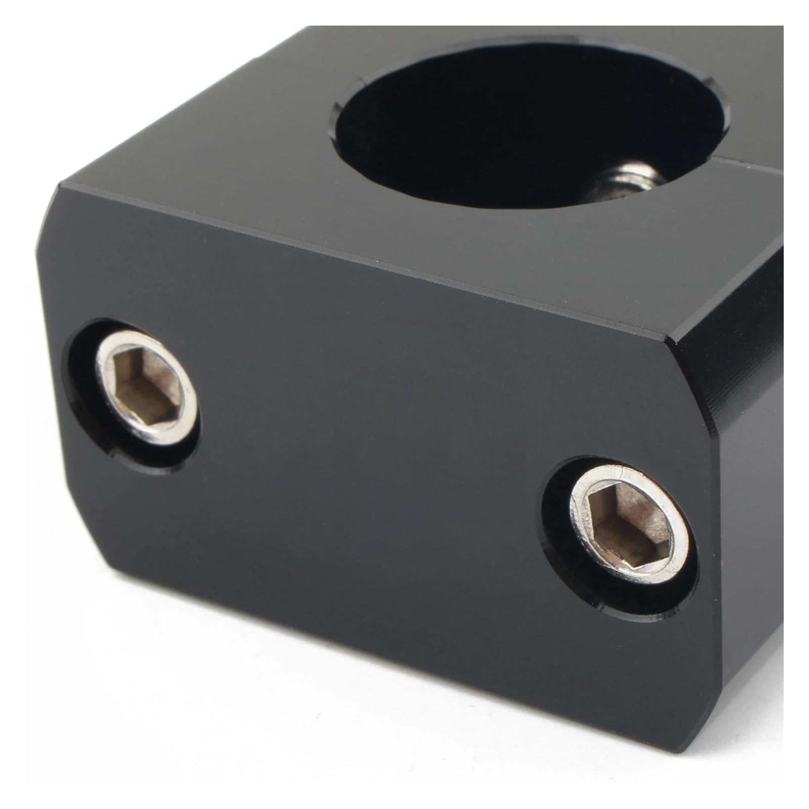 Abrazadera Manillar 1 Par Kit Elevador Manillar Universal Con Clip Montaje Aluminio Para Motocicleta 22 Mm Y 25 Mm Para Etal. Elevador(22mm Black)