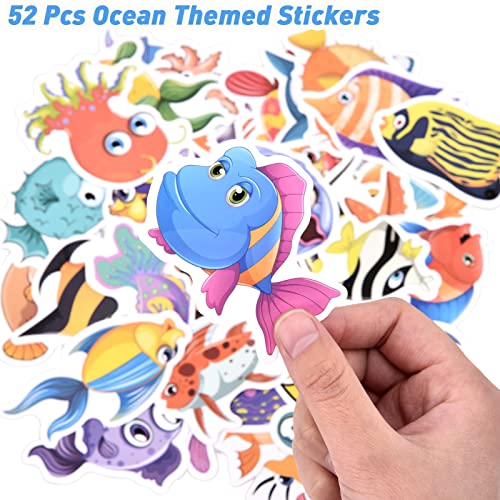 112Pcs Under The Sea Party Favors Ocean Animal Creature Bulk Toy Gift Summer Birthday Supplies For Kids Boy Girl Straw Bubblewand Slap Bracelet Keychain Tattoo Sticker Pinata Goodie Bag Fillers Stuffers #TOP5