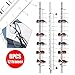 LOYALHEARTDY 8 Pcs/Set Eyeglass Dispaly Rod Sunglasses Rack Organizer Aluminium Glasses Display Stand Holder with Lock for Optical Shop Glasses Mall (8Pcs 43.3 12 Frames with Lock)