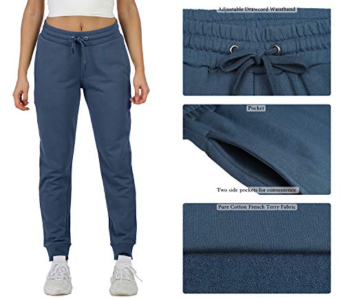 Icyzone, Pantaloni Lunghi da Jogging, in Cotone