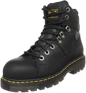Dr. Martens - Men's Ironbridge Steel Toe Heavy Industry Boots, Black, 10 M