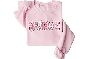 Retro Valentine Nurse Crewneck: 'Scrubbing In My Heart For You'