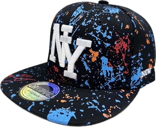 J26 Casquette de baseball américaine pour enfant - Casquette de baseball - Pour enfant, Camouflage noir, taille unique