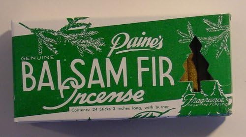 Fragrance of the Forest - 24 Balsam Sticks and Holder - Paine's Fir Balsam Incense