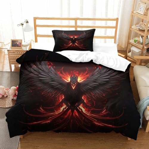 Housse de couette aigle 3D pour transformer votre chambre single - 4