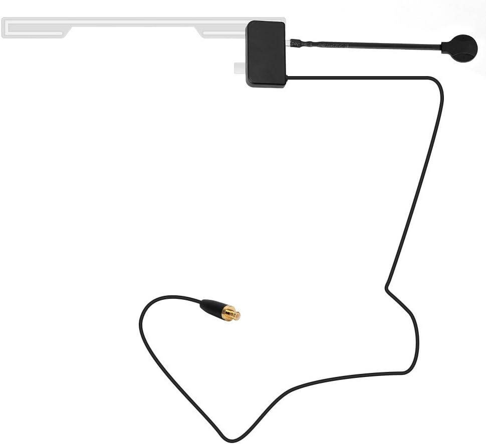 Updated DAB Aerial,PERBEAT Internal Car Radio Magnetic Active DAB Digital Car Antenna Universal SMB Adapter with MCX Connector Extension Cable for Better Signal