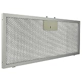 vhbw 1 x metalowy filtr tłuszczu kompatybilny z Elica ELIB 92 K28 SL 3V2L 208018946602 okap kuchenny - 45,9 x 17,7 x 0,85 cm metal