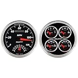 Die bewährten Luftkern-Elektro-Instrumente von Auto Meter bieten schnelle und genaue Messwerte und halten gefährliche Flüssigkeiten außerhalb des Fahrzeugs
