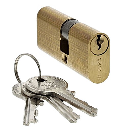 CISA 08210/05 Cylindre Ovale en Laiton Art.08210/05 60-25 x 25, 30/30 mm