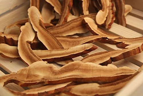 Dried Top Grade Japan Red Reishi Mushroom Slice - 16 Oz. (1 Lb.) #TOP3