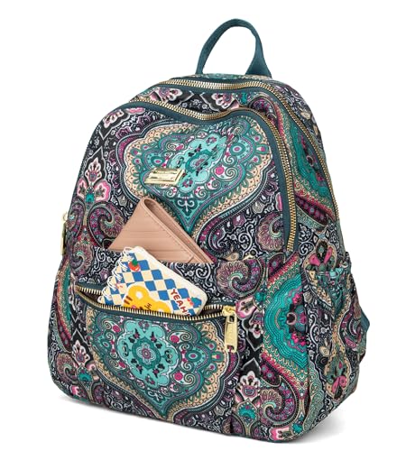 Image of Pealwel Mini Backpack Purse for Women,Small Nylon backpacks for Ladies Backpacks Women Anti Theft Travel Bag (Bohemian)