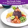 Fusion Select 5 Lb Riceberry Rice - أرز أرجواني كامل الحبوب غني بالمغذيات غني بالألياف والأنثوسيانين - حلو وجوزي وعطري - للأرز المقلي وبيلاف الأرز والسلطة وكاري الأرز التايلاندي