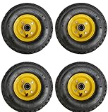 Outile X 4 Roue de Chariot/Diable Gonflable 3.00-4 (260x85) 4.10/3.50-4 160Kg Ø 20mm