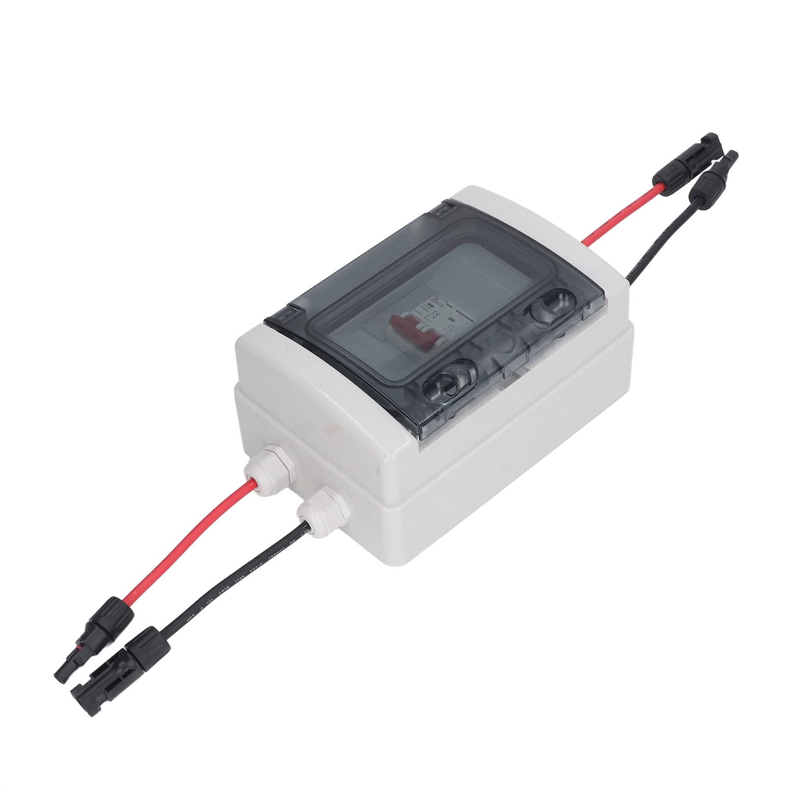 Mini Interruttore Automatico, Interruttore CC Protezione Sovraccarico Sezionatore Solare Fotovoltaico con Scatola Impermeabile IP65 500 V per Interni Ed Esterni (32A)