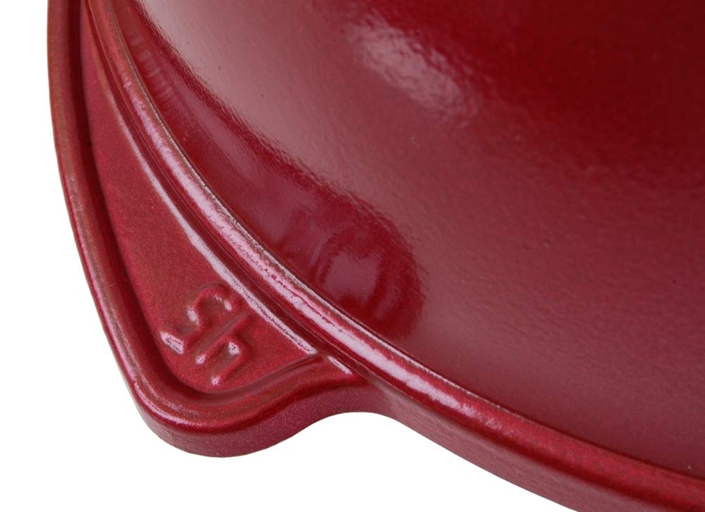 Kukmara Kasan Aluguss rot Asien Wok Topf KazanTatarskij Kasan 9 Liter für Plow