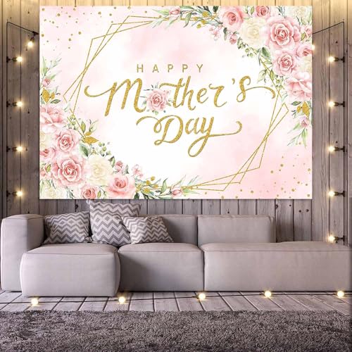 Fondo Fotográfico Rosa Floral Día de la Madre 7x5ft miniatura 5