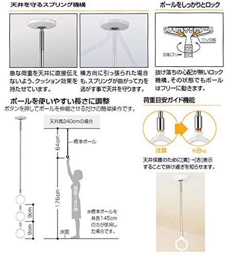 Amazon | 川口技研 室内用ホスクリーン スポット型 SPC-M 2本1セット