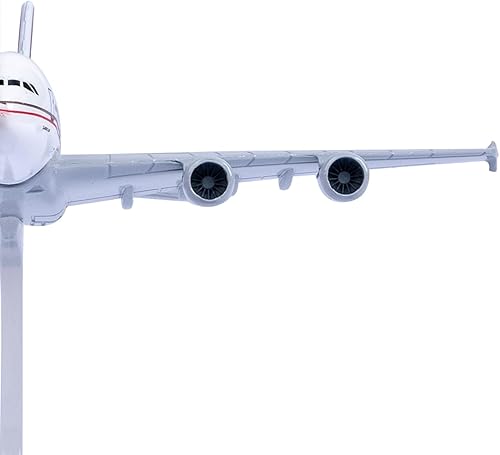 Miniatura 2 de Bswath Etihad Airbus 380 - Avión de metal a escala 1400 para regalo y colección